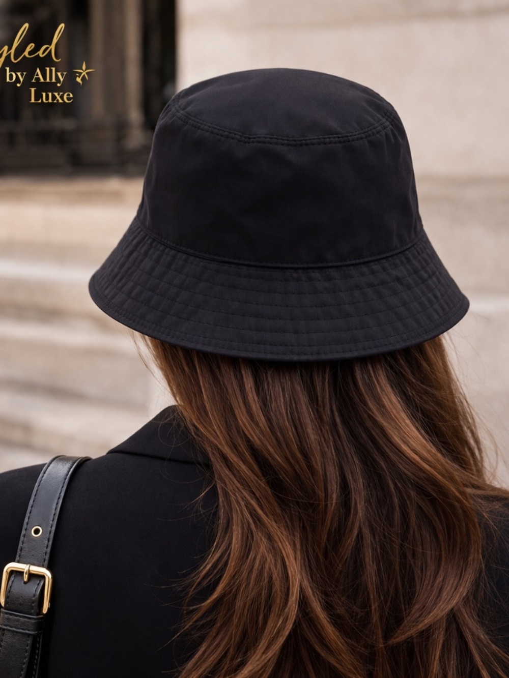 Prada Re-Nylon Bucket Hat Black Triangle Logo Size M - Picture 4 of 5